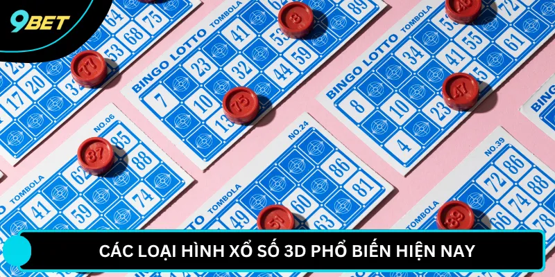 Các loại hình xổ số 3D phổ biến hiện nay